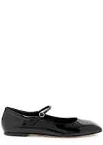 Aeyde Uma Patent Leather Mary Jane Flats - Black - 40 (IT40/ UK7) 40 (IT40/ UK7)
