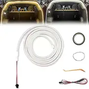 Dynamic Flowing Car Trunk Light Strip, 2025 Upgrade Flexible Universal Trunk Led Light Strip, Led Strip Lights for Car Cargo Area or Interior Illumination Decoration (Purple)
