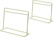 ibasenice 2pcs Mini Hanger Babies Dolls Clothes Racks Coat Hangers Girl Clothes Hanging Rack Accessories for Coat Racks for Babies Mini Iron Golden