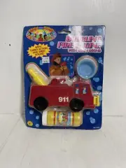 1995 Bubbling Fire Engine Bubble Blower Machine by Imperial Toy 7123A New Sealed