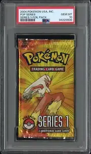 2004 POKEMON POP SERIES 1 FOIL PACK BLAZIKEN PSA 10 GEM MINT RARE!