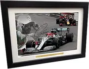 Kitbags & Lockers Monaco GP 2019 - A4 12x8 Signed Lewis Hamilton - Mercedes-AMG Petronas - Autographed Photo Photograph Picture Frame Motor Sport Formula 1 F1 Gift