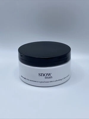 Philosophy Snow Man Glazed Body Souffle Moisture Lotion 8 oz. UNSEALED NWOB