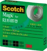 【30入】3M SCOTCH 810/810R系列 隱形膠帶 810-1/2