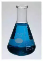 2 Pack of DWK Life Sciences Kimble KIMAX 300ml Flasks with Reinforced Beaded Top