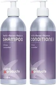 (Original with pumps) - Returnable, Refillable Shampoo + Conditioner: Citrus Lavender, 470ml (Original with pumps)