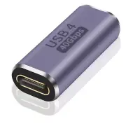 USB C Female to Female Coupler 40Gbps USB4 3.2 OTG Adapter 8K 100W Fast Charging