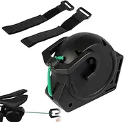 Bike Tow Rope - Bike Parent-Child Pull Traction Rope with Hook - Retractable Cord, Portable Cycling Trailer Tools for Teaching Kids to Ride