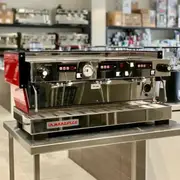 As New 3 Group La Marzocco Linea Ferrari Red Commercial Coffee Machine