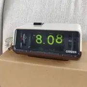 Vintage Citizen Flip Alarm Clock High leaf Curtis 5RD025 50Hz 60Hz from Japan
