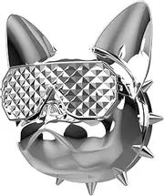 GAZE G.DOG Car Air Freshener - Black Cherry scent (Chrome Silver)