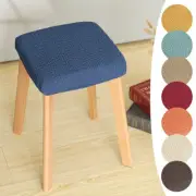 Square Stool Chair Cover Elastic Universal Home Dining Table Wood Stool Cover !)