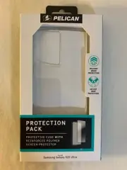 Pelican Case Samsung Galaxy S22 Ultra Clear Case w/ Screen Protector