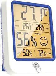 Digital Hygroscope Humidity Monitor Wall Mount Thermometer Accurate Measurement