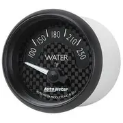 Autometer GT Series Water Temperature Gauge Electric - 150 - 250 F, 2 1/16 Inch, Short Sweep, AU8037