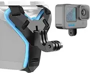 REYGEAK Motorcycle Helmet Strap Full Face Front Chin Mount for GoPro Hero 11 Hero10 /9/8/7Black DJI Osmo Action and Most Action Cameras (Basic)