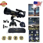 Portable Refractor Telescope with Smartphone Holder - Perfect Gifts for All Ages