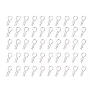 100Pack Stainless Steel Pin Shell Body Clips For HPI HSP 1/8 1/10 1/16 RC Car