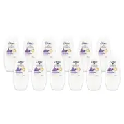 12x Dove 50ml Antiperspirant Roll On Deodorant 48h w/ Lavender & Rose Extract