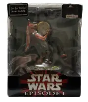 Star Wars Episode 1 The Phantom Menace JAR JAR BINKS Mini Clock Nelsonic NEW!