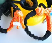 Recovery kit 1* Snatch Strap 11000Kg*9m +2* 15000kg Soft Shackles George 4x4 4WD