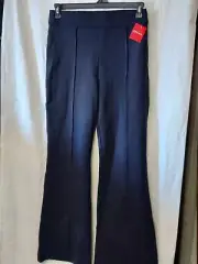 Spanx The Perfect Pant Hi Rise Flare Size Large Regular Classic Navy Blue New