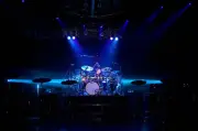 Chad Sexton of 311 at the DTE Energy Center on July 7 2010 in Clar- Old Photo 2