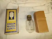 Vintage 500 Watt GE Edison Mazda Lamp with Box New Old Stock NOS