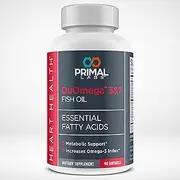 Primal Labs DuOmega 3&7 Fish Oil Supplement with Omega 3 Fatty Acid, Gluten Free Fish Oil Omega 3 & 7, Dual-Strength Omega 3 Fish Oil with EPA, DHA and Palmitoleic Acid for Metabolic Support, 90 Count