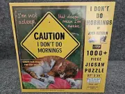 SunsOut 1000+ Piece Puzzle I DON'T DO MORNING by John Aldrich