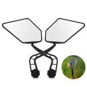 WEST BIKING Bicycle Handlebar Rear View Mirror 360° Rotation Adjustable HD 1Pair