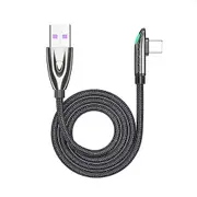 90 Degree Nylon Fast Charging Type-C Data Cable