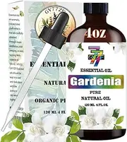 Gardenia Essential Oil 4 Fl Oz (120Ml) - Pure and Natural Fragrance Oil Gardenia Oil for Aroma Diffuser,Humidifier,Skincare,Home Fragrance,Bath,Cleaning,Personal Care,Massage,Yoga,DIY Candle
