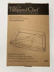 The Pampered Chef Coating Trays And Tools New In Box