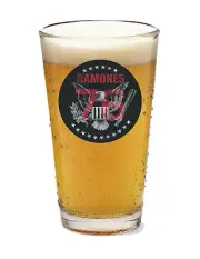 Ramones - 76 - Rock and Roll - 16oz Pint Beer Can Glass Seltzer Barware Tea