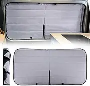 Living in a Bubble Insulated Blackout Front Window Covers for Fiat Ducato 2014-Current (Sliding Door 2014-Current)