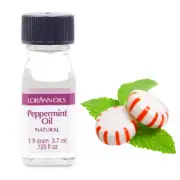 LorAnn Oils Peppermint Oil Flavour 1 Dram/3.7ml Cake Decorating Baking
