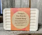 TEA TREE Soap w/LEMON Essential Oils Noopys Astringent-Anti-Bacterial Oily Skin
