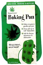 Stonerware Silicone Baking Mold Cannabis Leaf Cupcake Muffin Pan