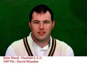 John Wood Durham CCC Old Player Cricket Photo