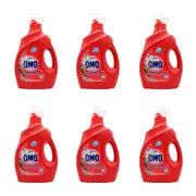 6x Omo Liquid Laundry Detergent Ultra-Fast Clean Front and Top Loader 1.9L