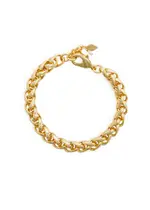 Anni LU Liquid Gold Gold-plated Chain Bracelet ONE SIZE