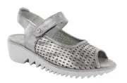 Wolky Blade Womens Mary Jane Champagne Amalia Nubuck, Size EU 41