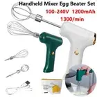 Mini Electric Whisk with One-Touch Speed Control - Stainless Steel Kitchen Tool