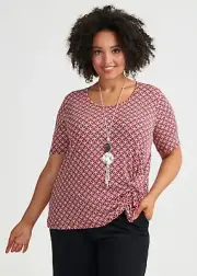 ts Taking Shape top Size 16 Mosaic Knot style NWT