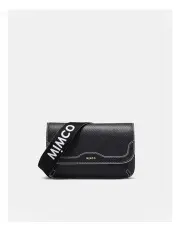 [Mimco] Jett Flapover Crossbody Bag in Black/Light Gold