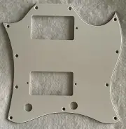 New 3 Ply White Pickguard For US Gibson SG Standard Style Guitar Pickguard