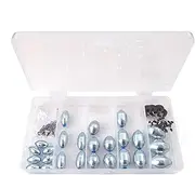 Egg Fishing Weights, Fishing Sinkers for Camping, Creative Egg Shaped Weights Drop Casting for Freshwater Saltwater Bass Accessories