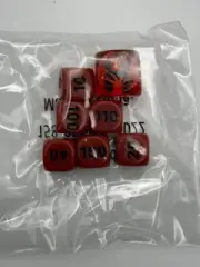 Pokemon TCG ETB Dice Set of 7 Sealed Pieces Lost Origins Red & Black