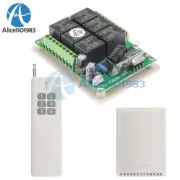 315MHz DC12V 6 CH Wireless RF Remote Control Switch Light Receiver Transceiver